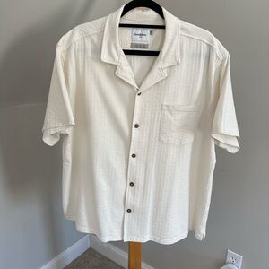 Goodfellow & Co Men's Off-White Casual Button Down Shirt